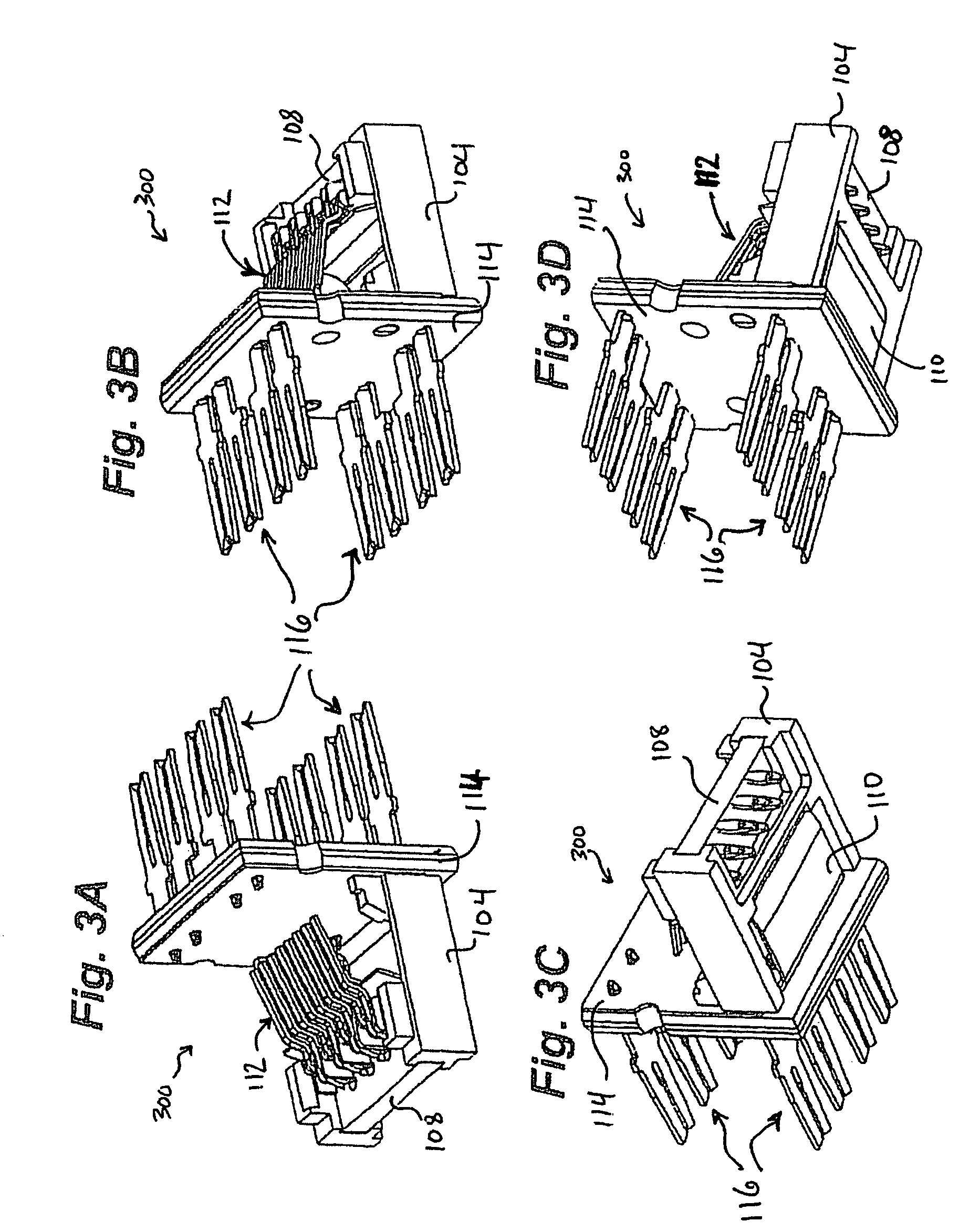 Communications connector with flexible printed circuit board