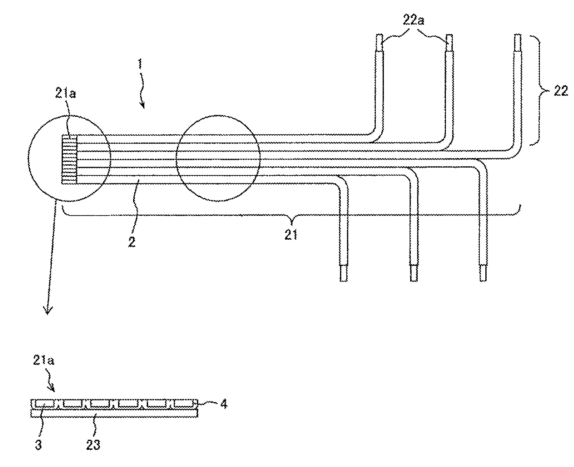 Flat wiring member and method of manufacturing the same