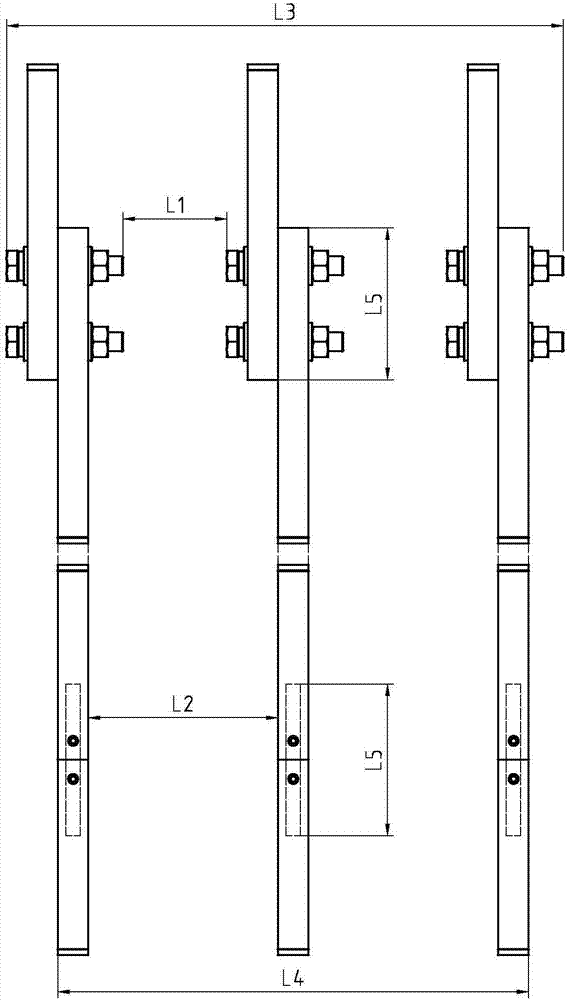 Coupling Columns for Reducing Temperature Rise at Lap Joints of Electrical Busbars