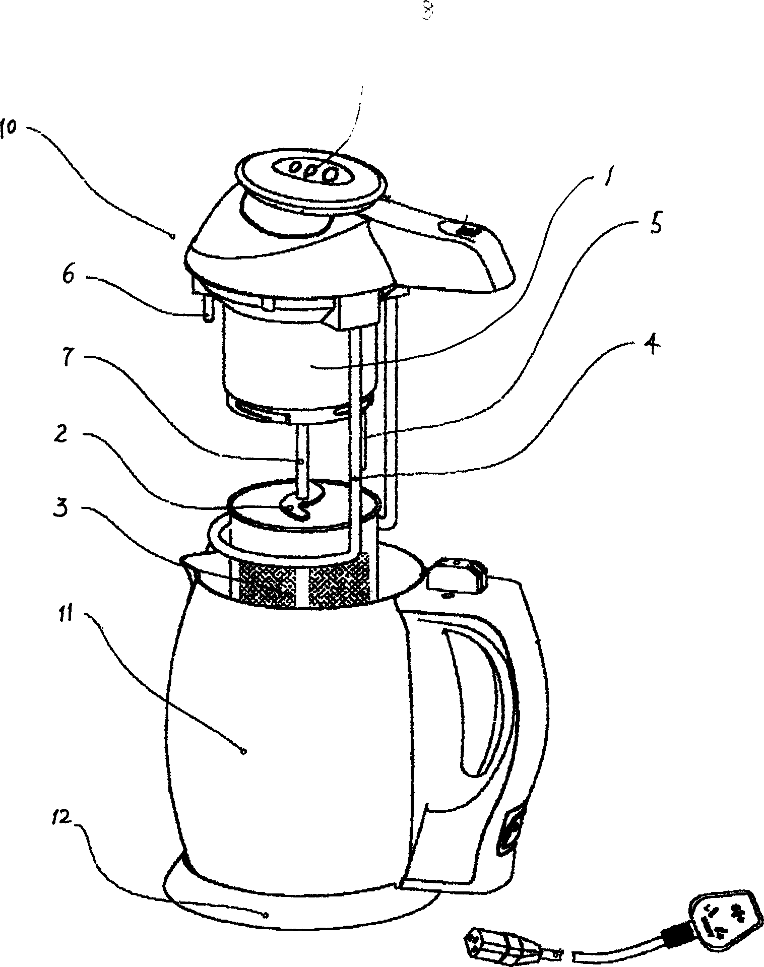 Multifunctional domestic food processing method and apparatus