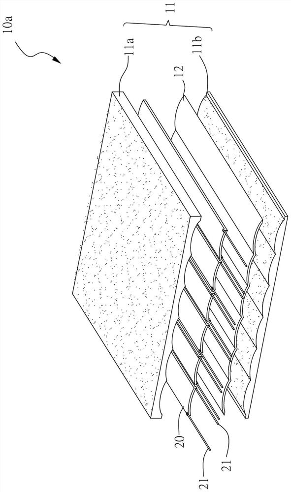 Piezoelectric energy hunting device with lightweight design and voltage signal application system thereof