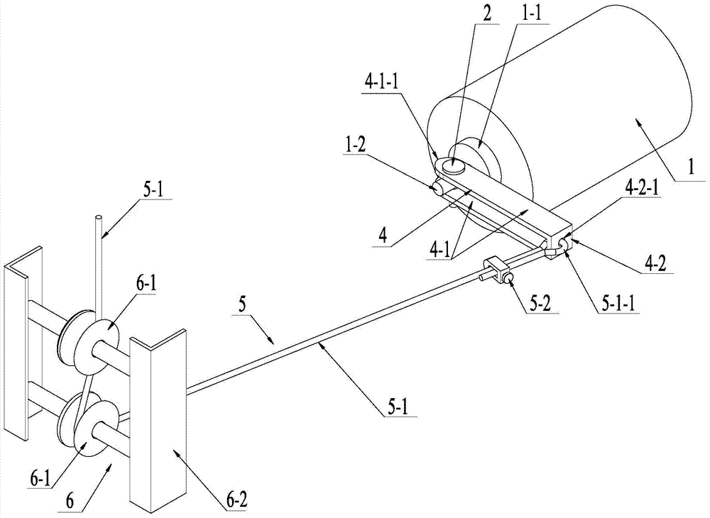 Manual release device for parking brake cylinder of light rail vehicle