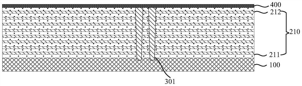 Storage structure and preparation method thereof