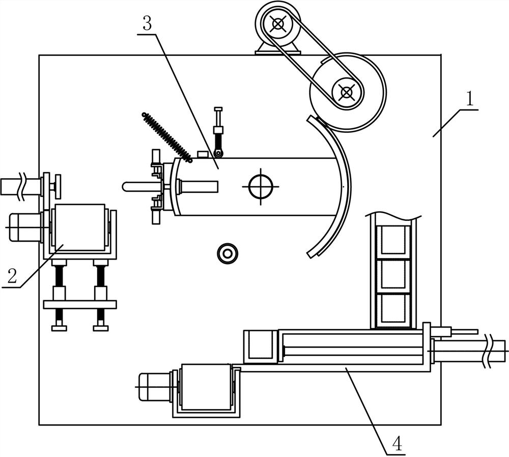 A pipe fitting feeding and pressing mechanism
