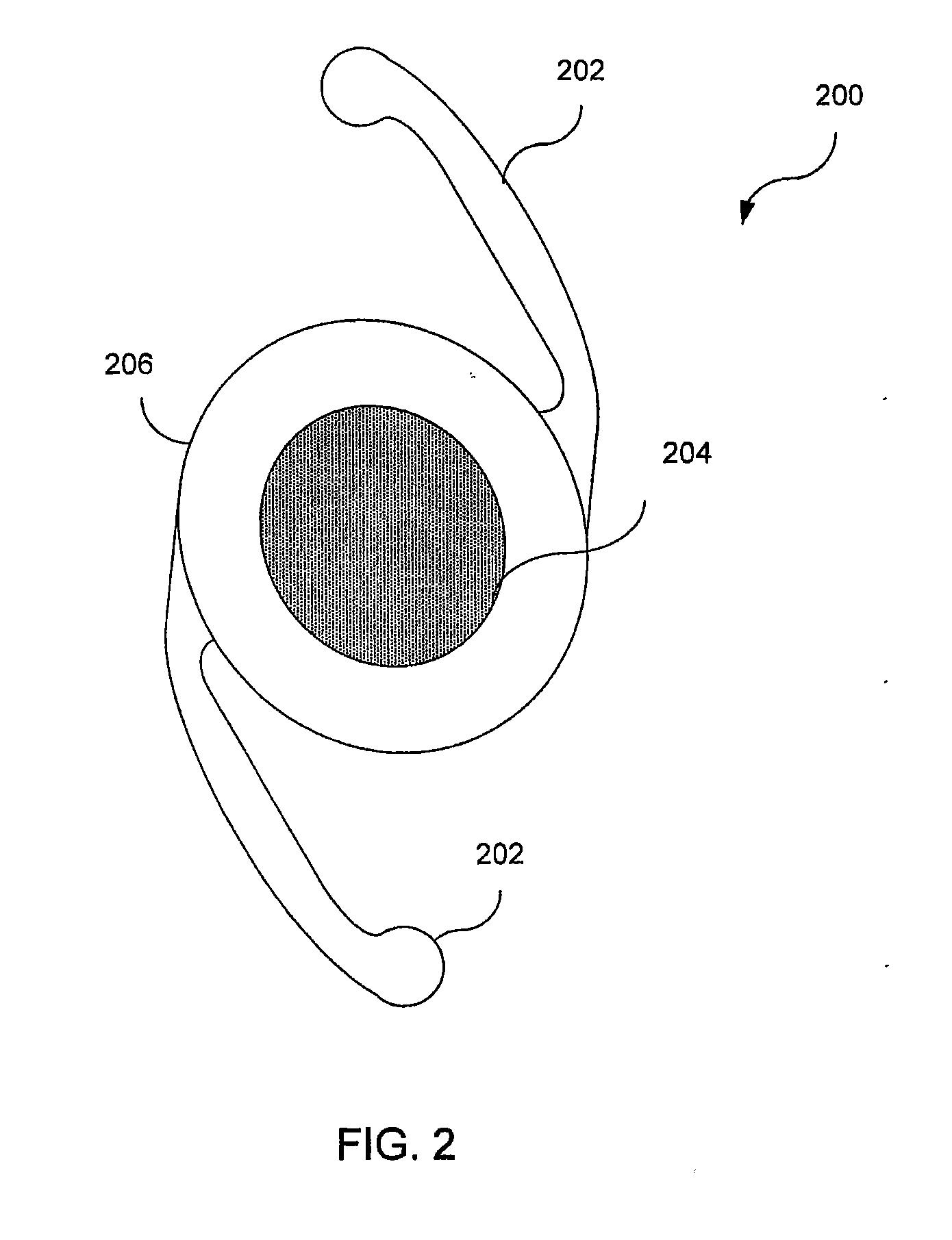 Reduced profile intraocular lens