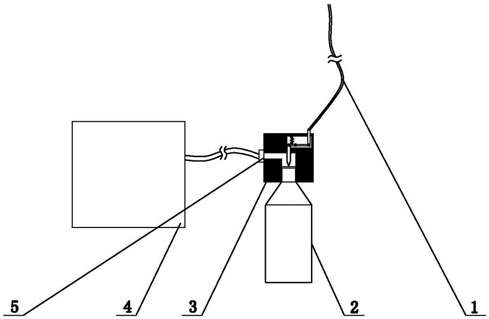Falling prevention quick-opening and slow-descending device and falling prevention quick-opening and slow-descending method for climbing pole tower in power system