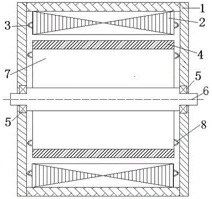 Parallel magnetic circuit hybrid excitation permanent magnet motor