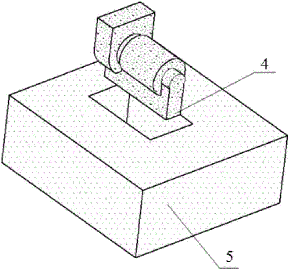 Forming method of jaw part of machine tool piece
