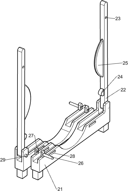 A thermal insulation pipe skin cutting device