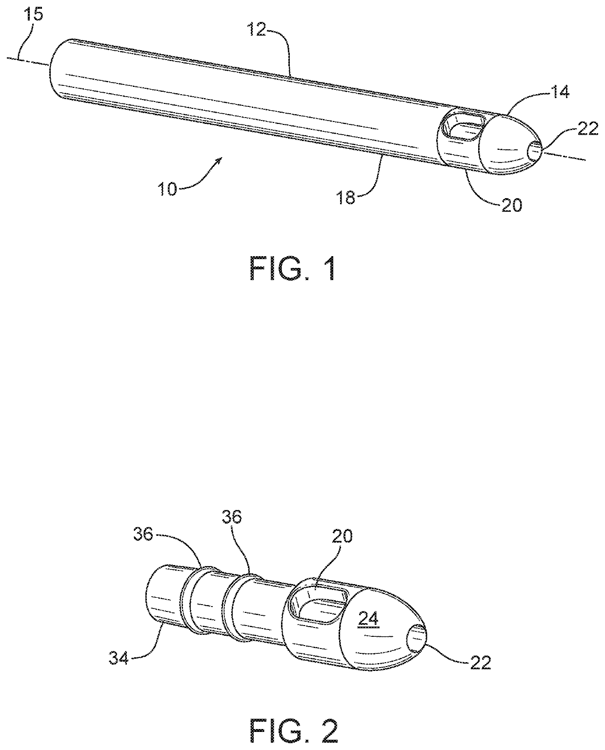 Tube assembly and dissolvable tip