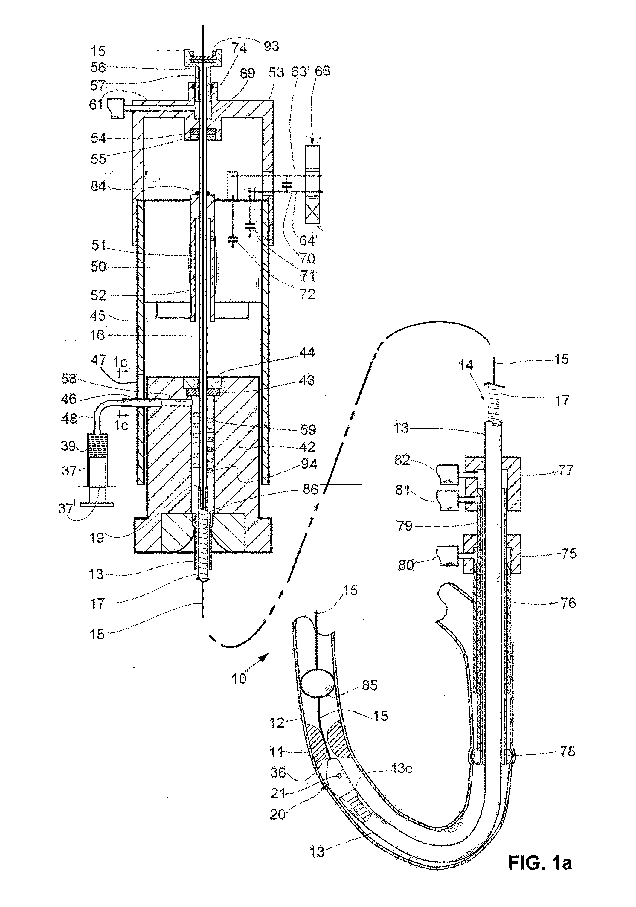 Mechanical - pharmaceutical system for opening obstructed bodily vessels