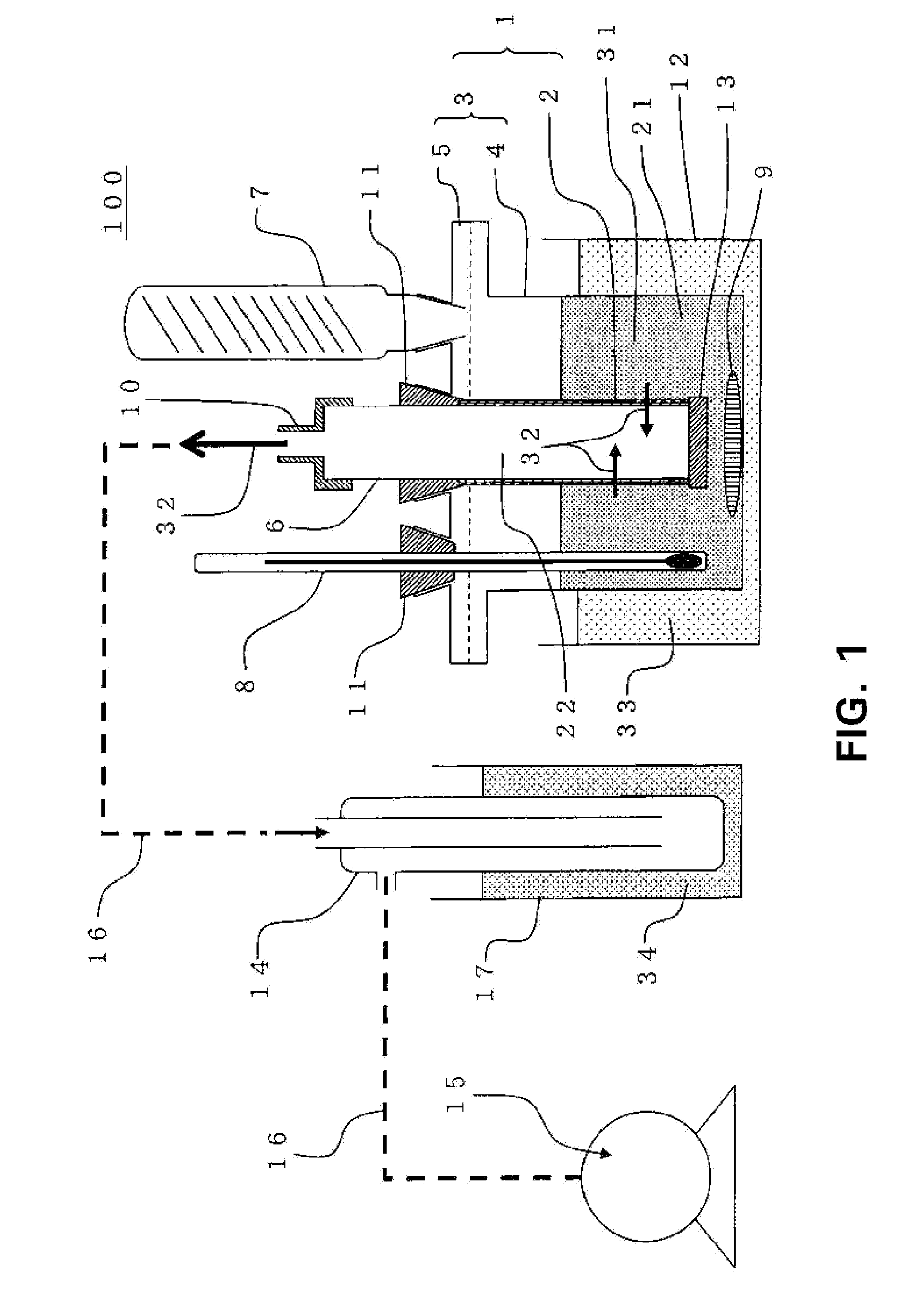 Liquid separation membrane installation body