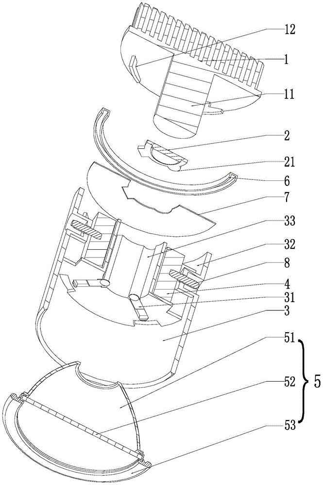 LED lamp with adjustable irradiation angle