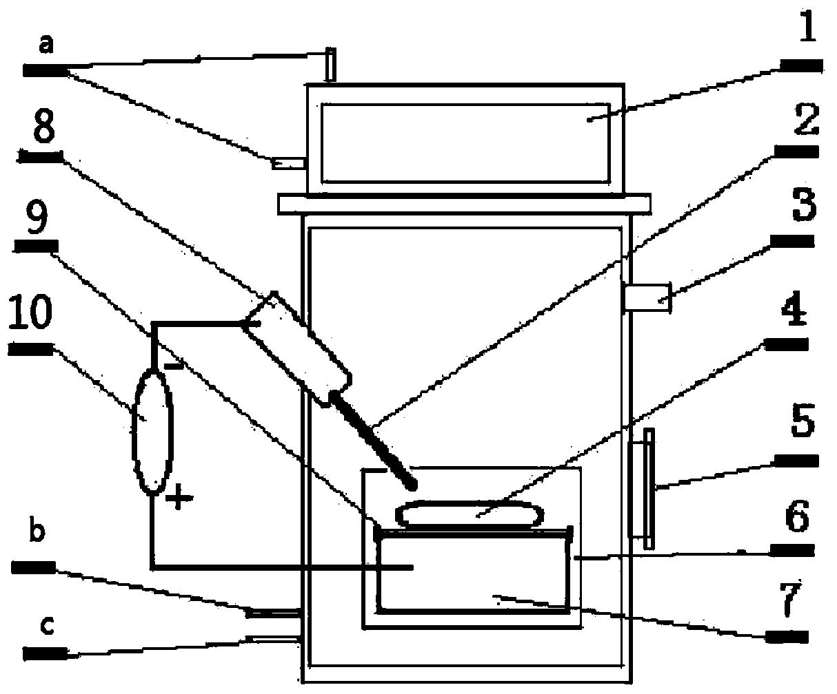 Molybdenum disulfide nanometer powder material with aluminum sulfide housing and preparation method of molybdenum disulfide nanometer powder material