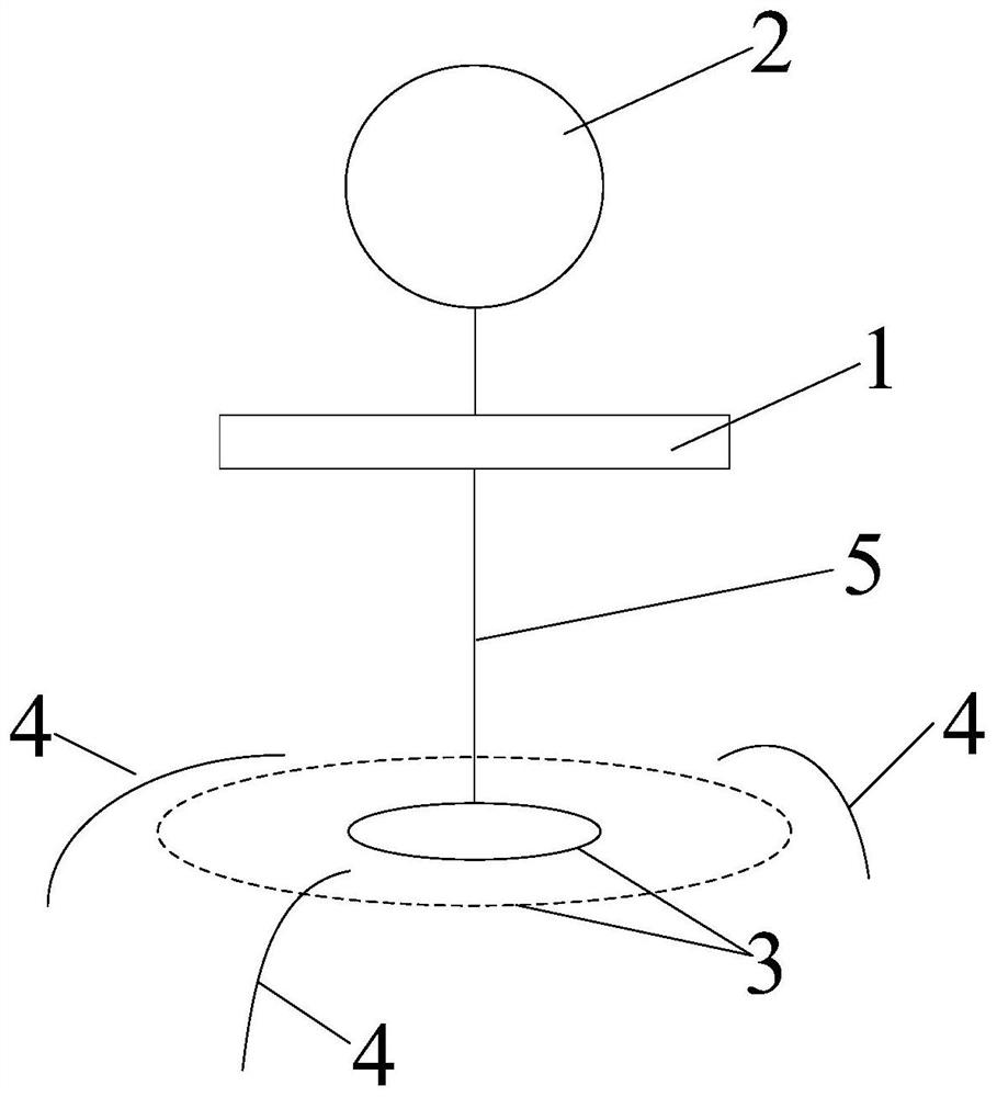 Unmanned aerial vehicle hovering in air through air bag and control method