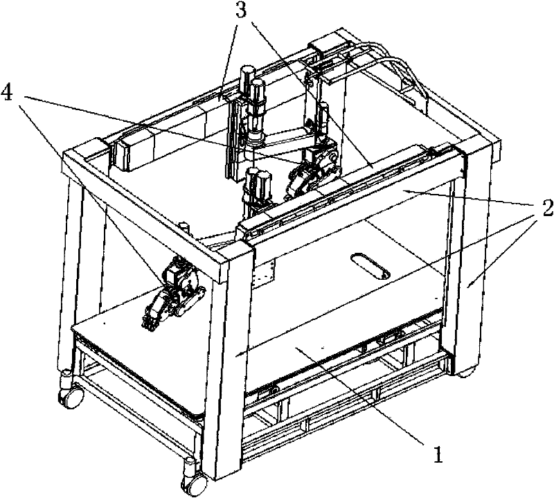 A traditional Chinese medicine massage robot combining rectangular coordinates and joints