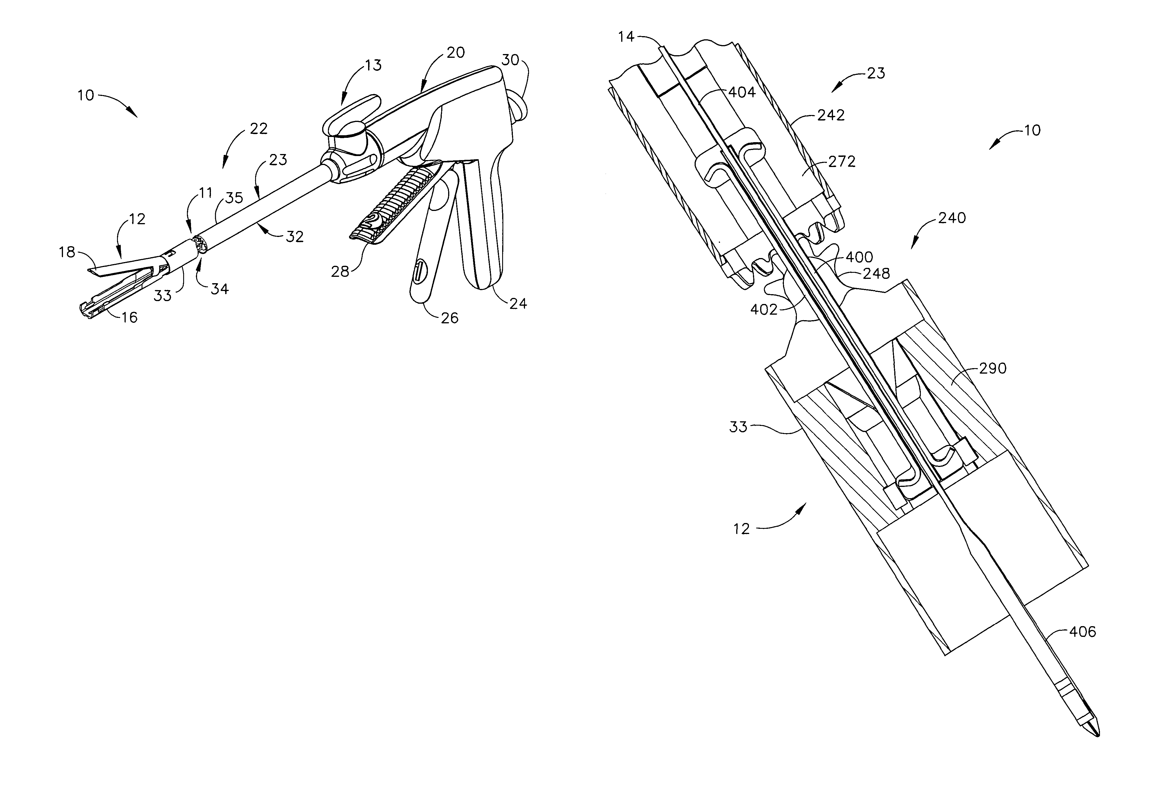 Surgical stapling instrument incorporating a tapered firing bar for increased flexibility around the articulation joint