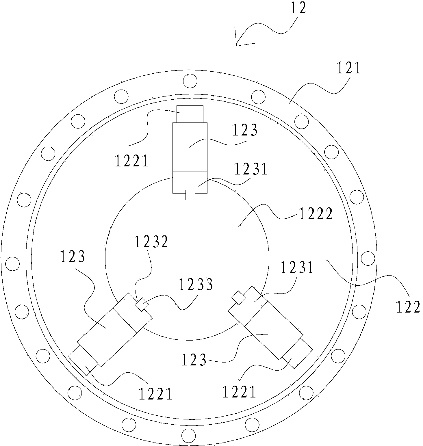 Threaded pipe assembly device