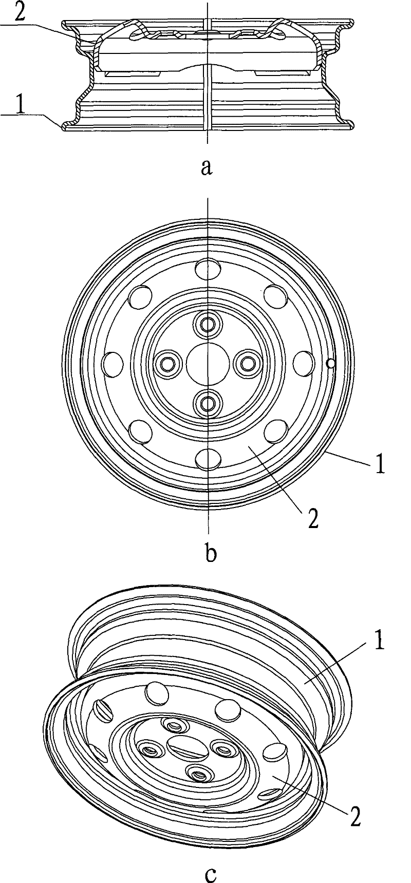 Process for manufacturing magnesium alloy wheel