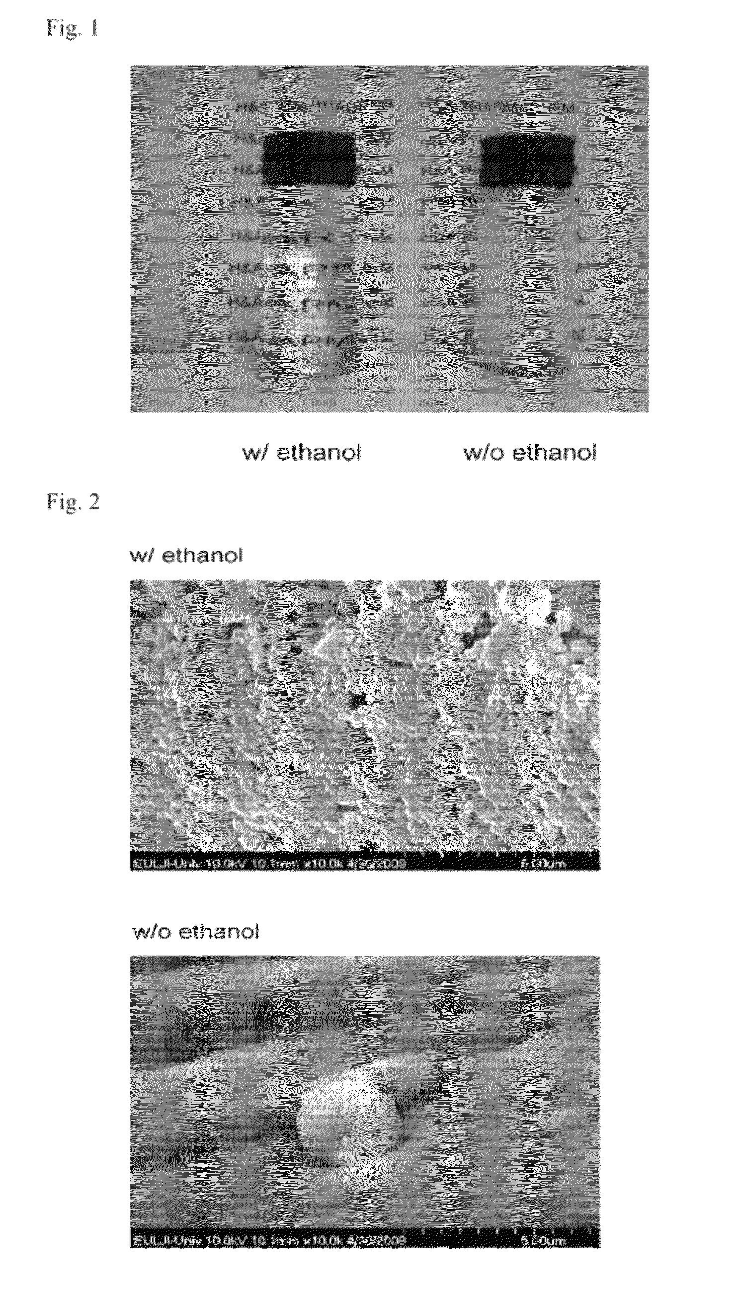 Aqueous nanoemulsion composition containing conjugated linoleic acid