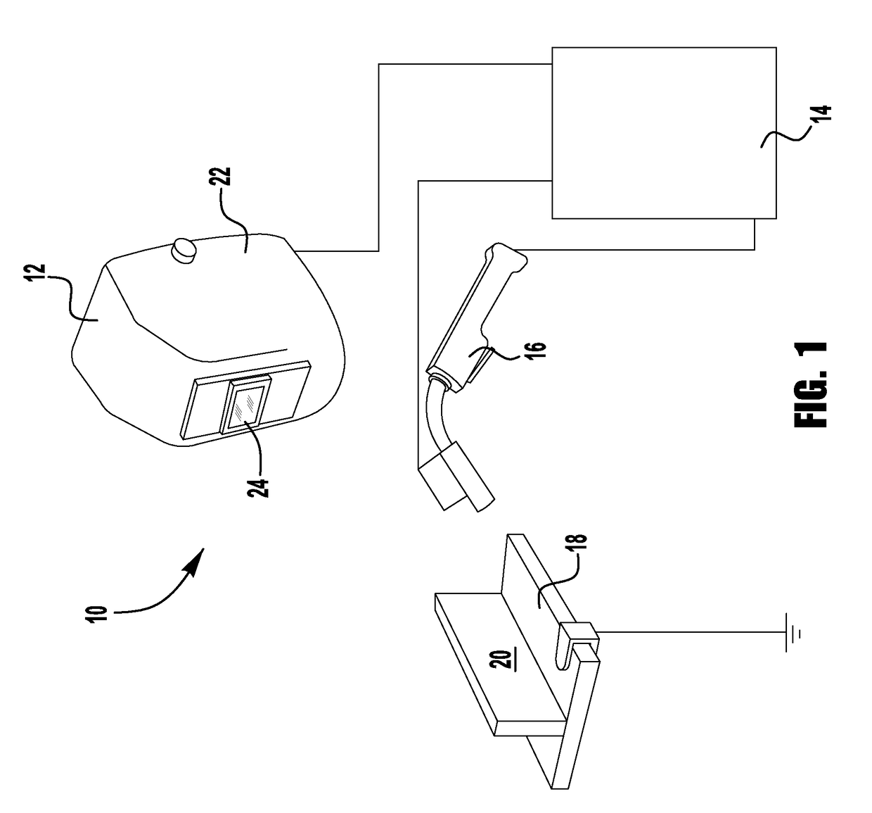Welding trainer utilizing a head up display to display simulated and real-world objects