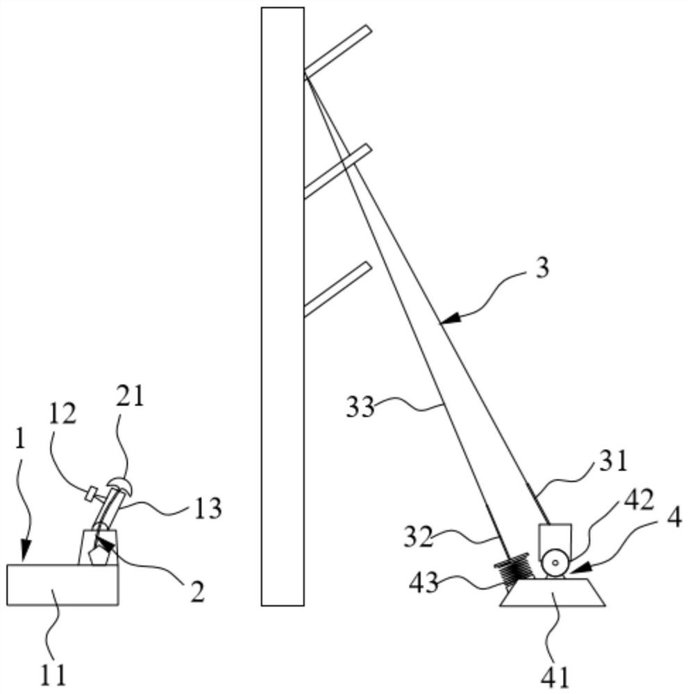 A tree-cutting device and a tree-cutting method using the device