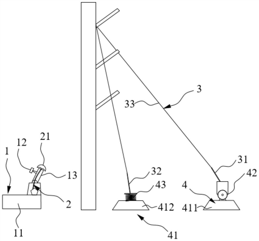 A tree-cutting device and a tree-cutting method using the device