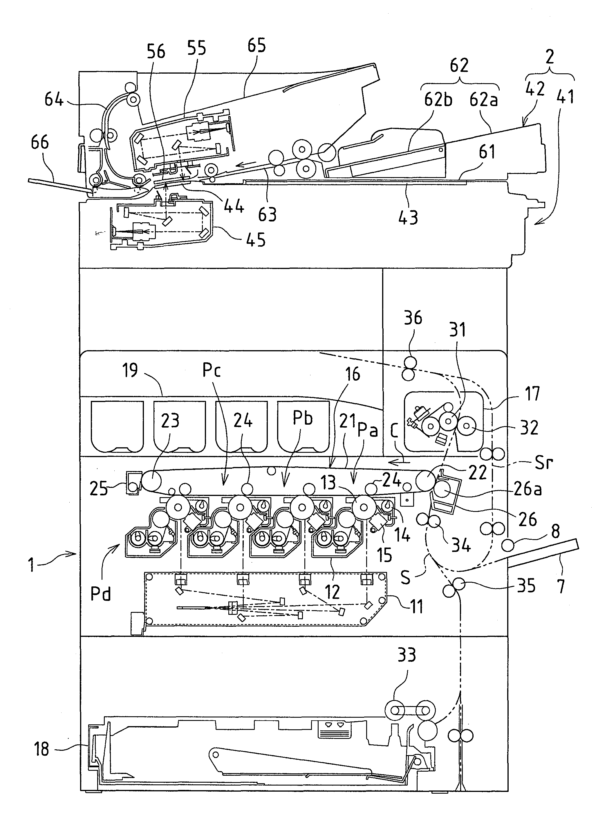 Image reading apparatus and image forming apparatus including the same