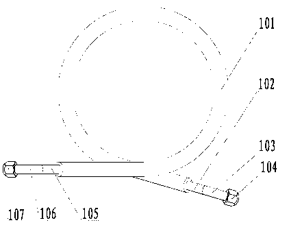 Copper aluminum composite pipe connecting pipe