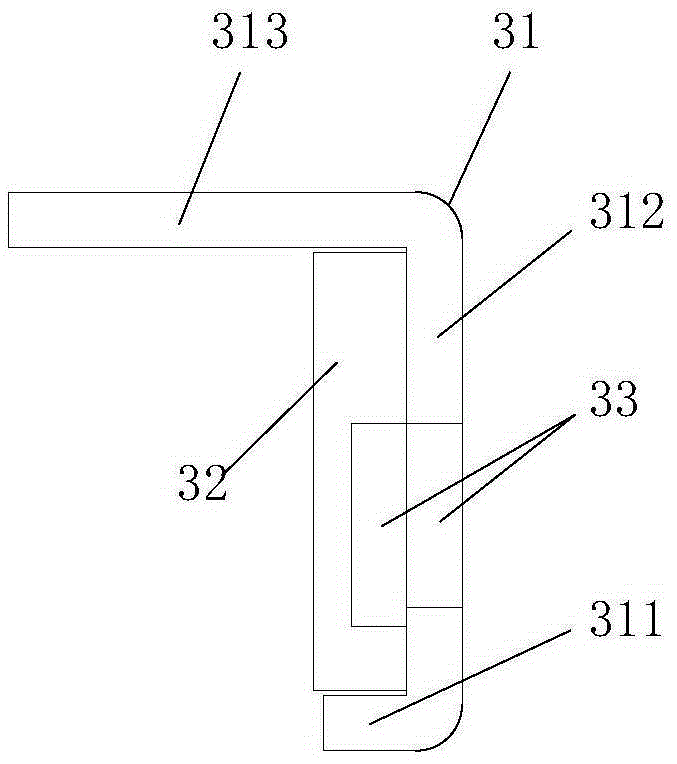 Display product frame and production process thereof