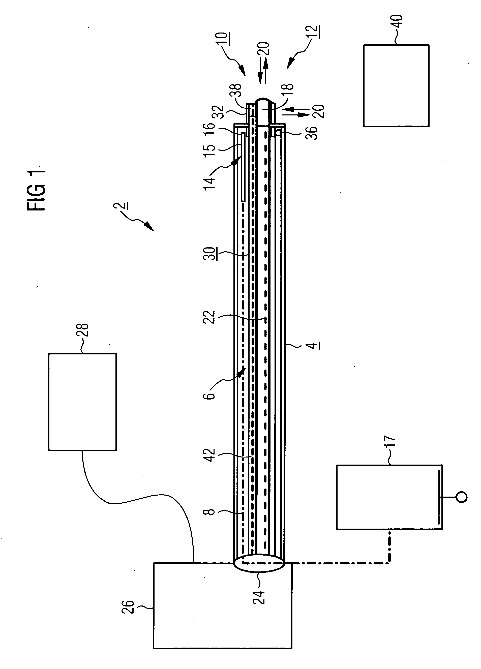 Catheter and associated medical examination and treatment device