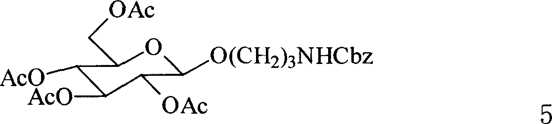 New type trisaccharide and penta saccharid oligo saccharide antigen, their synthesis method and application in preparation of medicine for inhibiting exclusion reaction