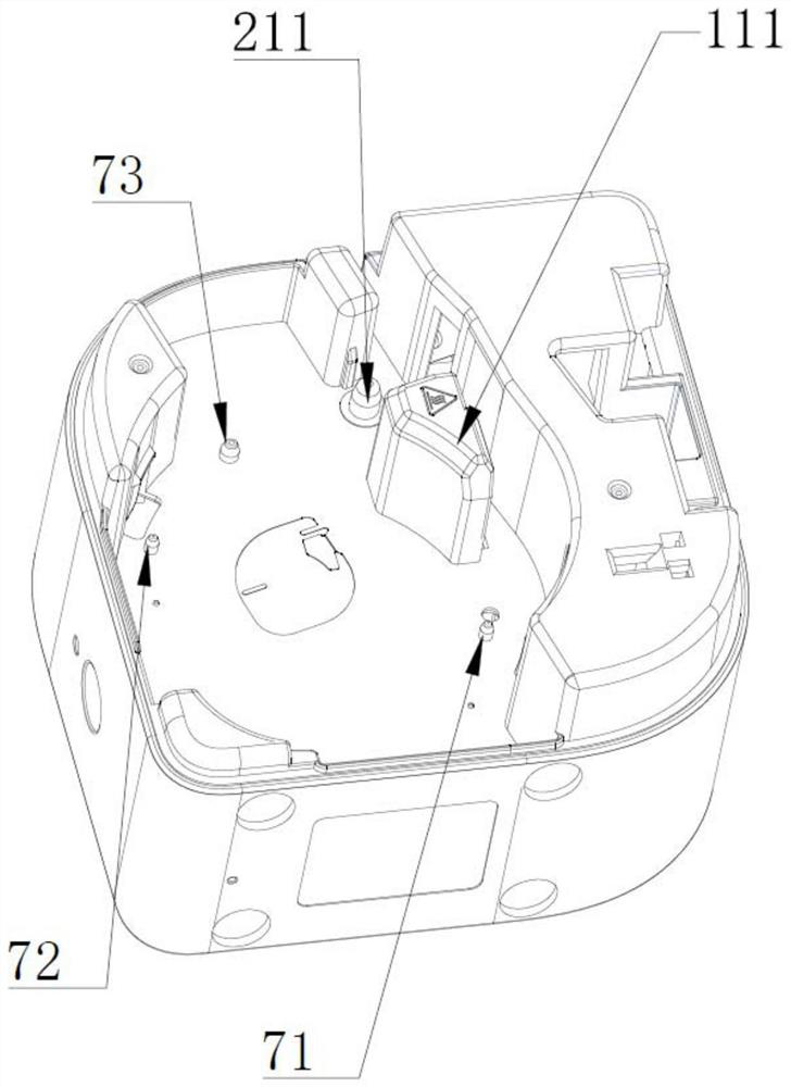 Ribbon cartridge, label printer and installation method