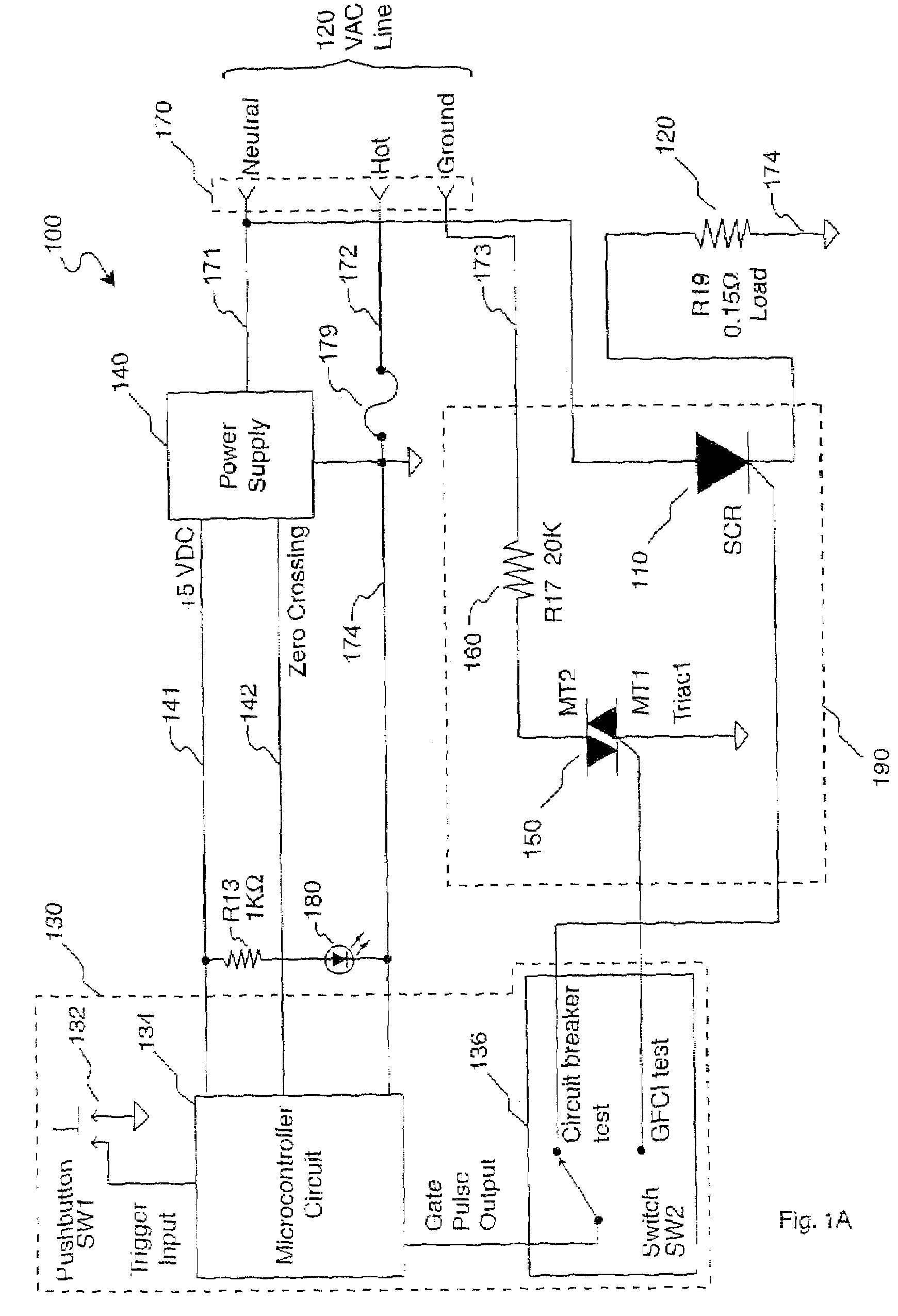 Portable circuit interrupter tester and method