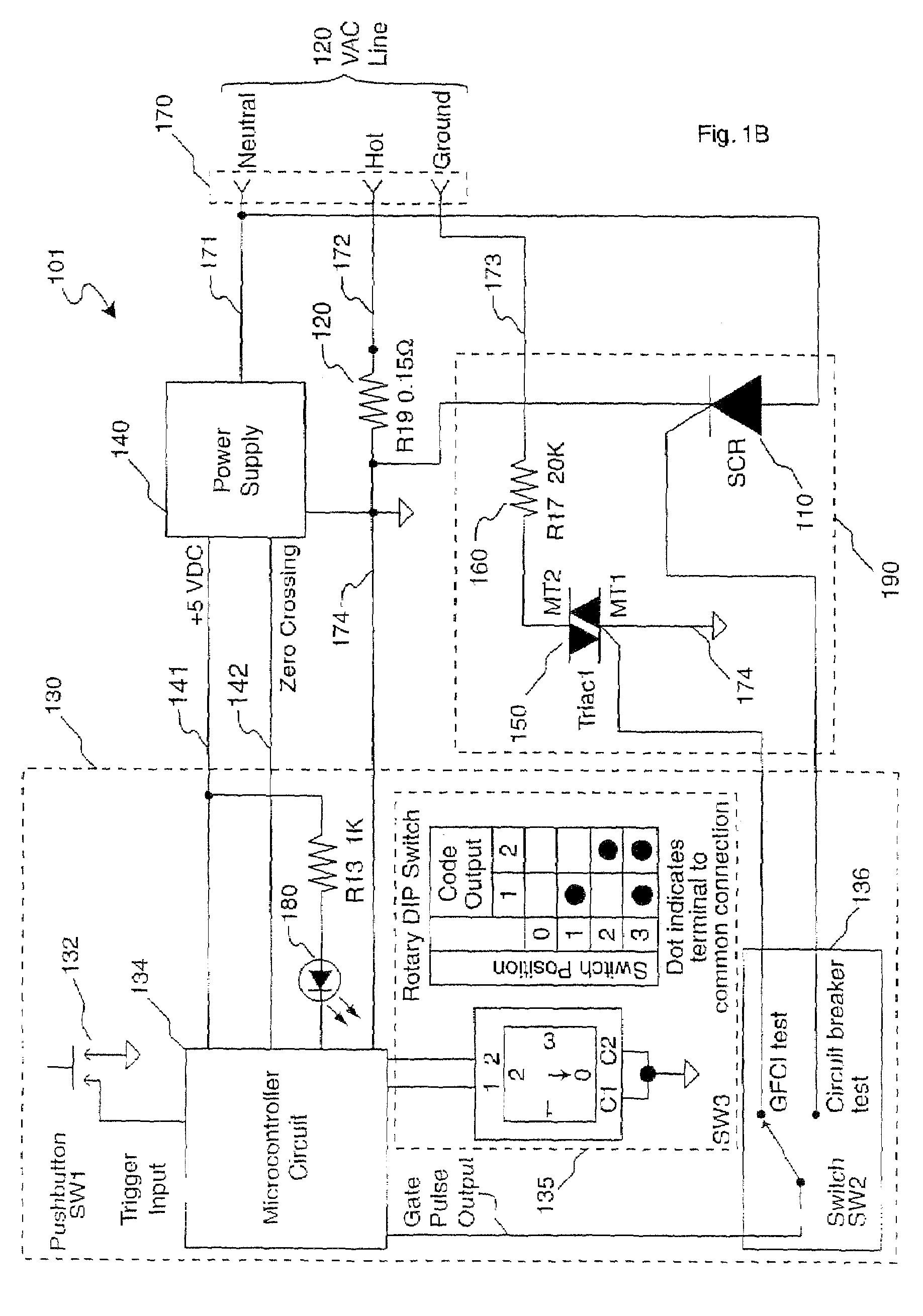 Portable circuit interrupter tester and method