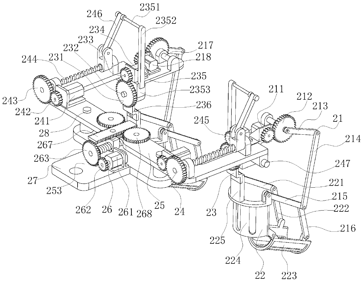 An adjustable upper limb rehabilitation training device