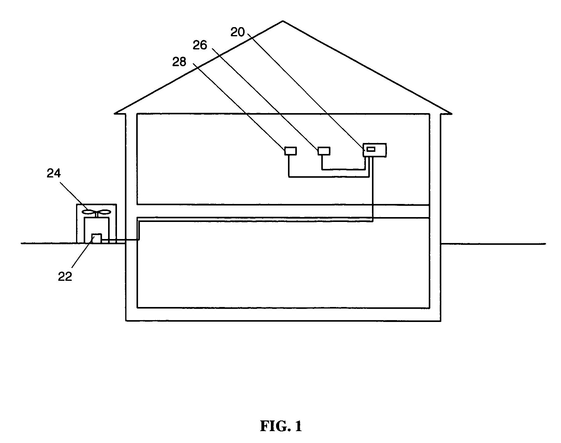 Thermostat and method for operating in either a normal or dehumidification mode