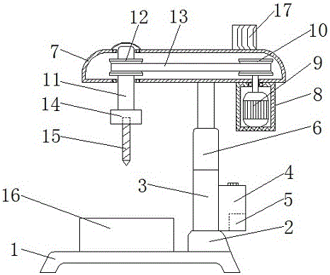 High-practicality bench drill