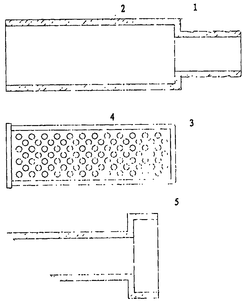 Filtering device and filtering system used for pinching and processing toxic harmful dust