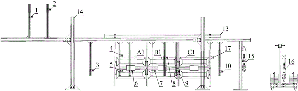 Automatic rolling equipment for door strips of automobiles