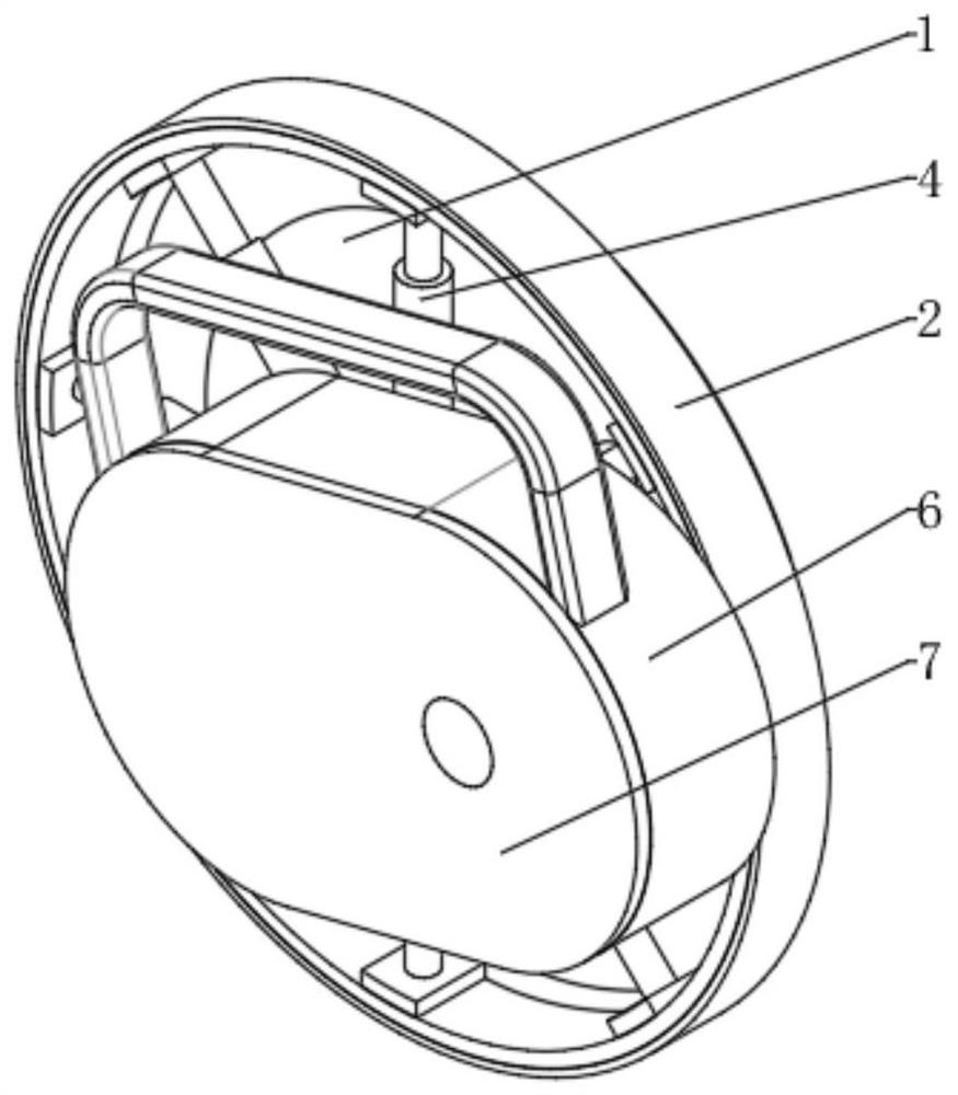 Wallpaper cutting device for indoor decoration