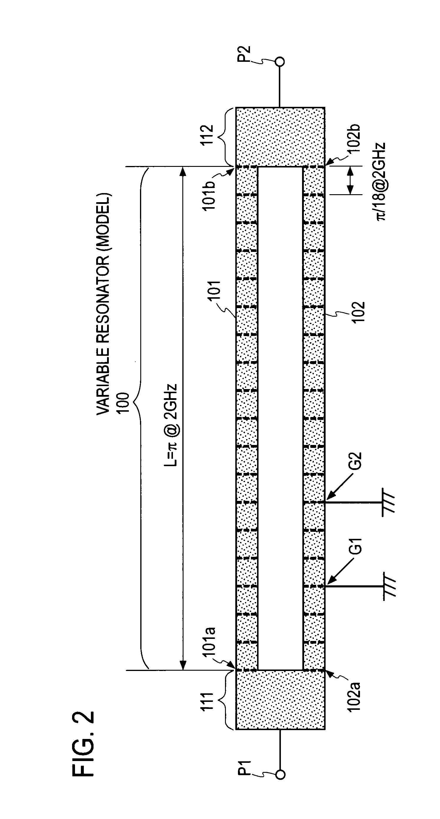 Multirole circuit element capable of operating as variable resonator or transmission line and variable filter incorporating the same
