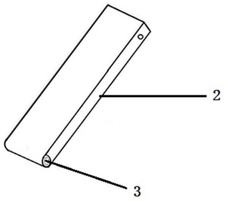 Special auxiliary reading device for large length measuring machine and application thereof