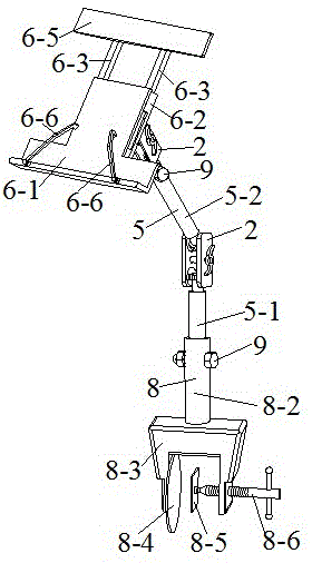 Adjustable and portable reading frame suitable for multiple postures