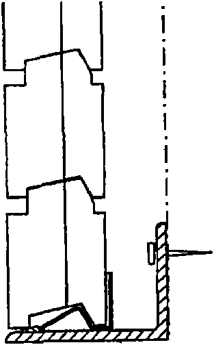 Building block used for forming wall body structure