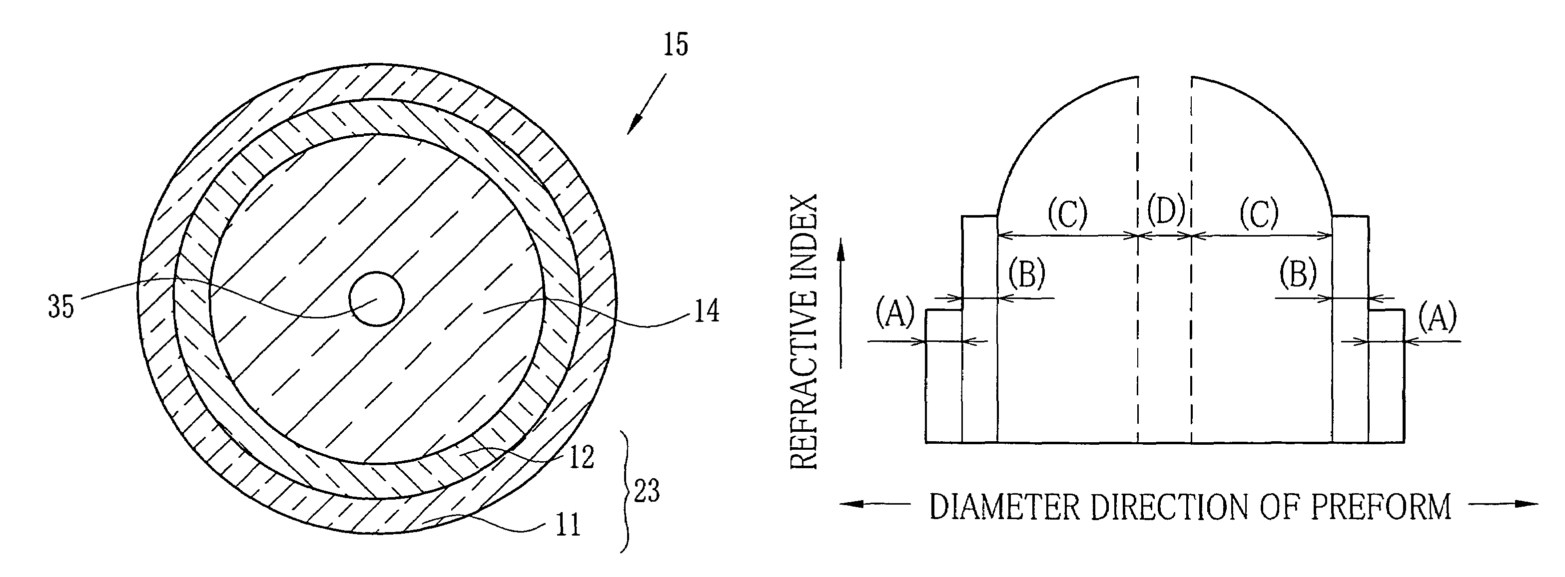 Plastic optical fiber and production method thereof
