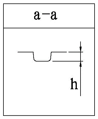 Tread pattern structure of a car spare tire