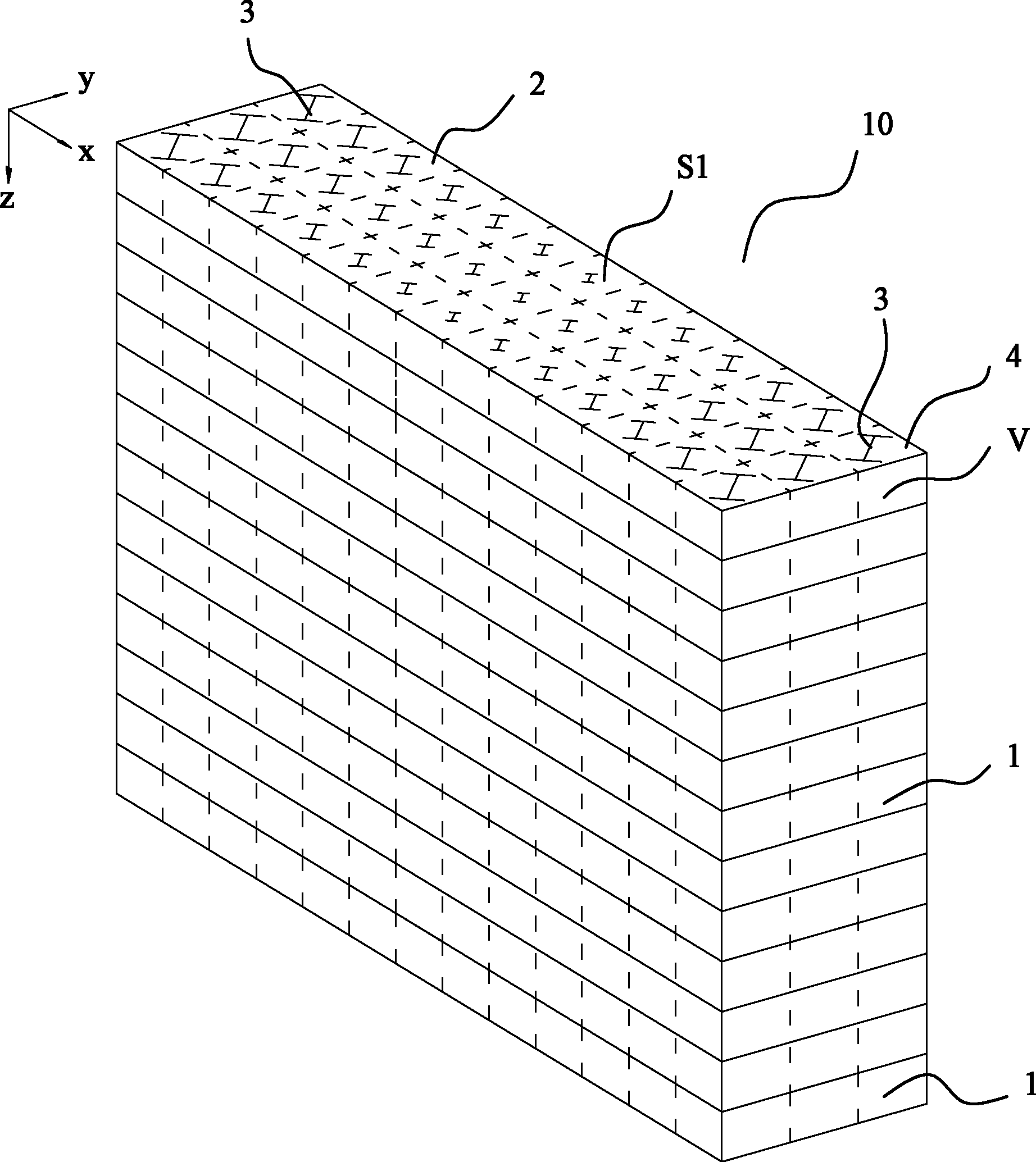 Metamaterial with electromagnetic wave divergence function