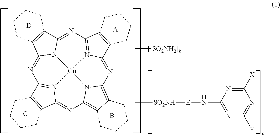 Porphyrazine Coloring Matter, Ink Composition Containing The Same And Colored Product
