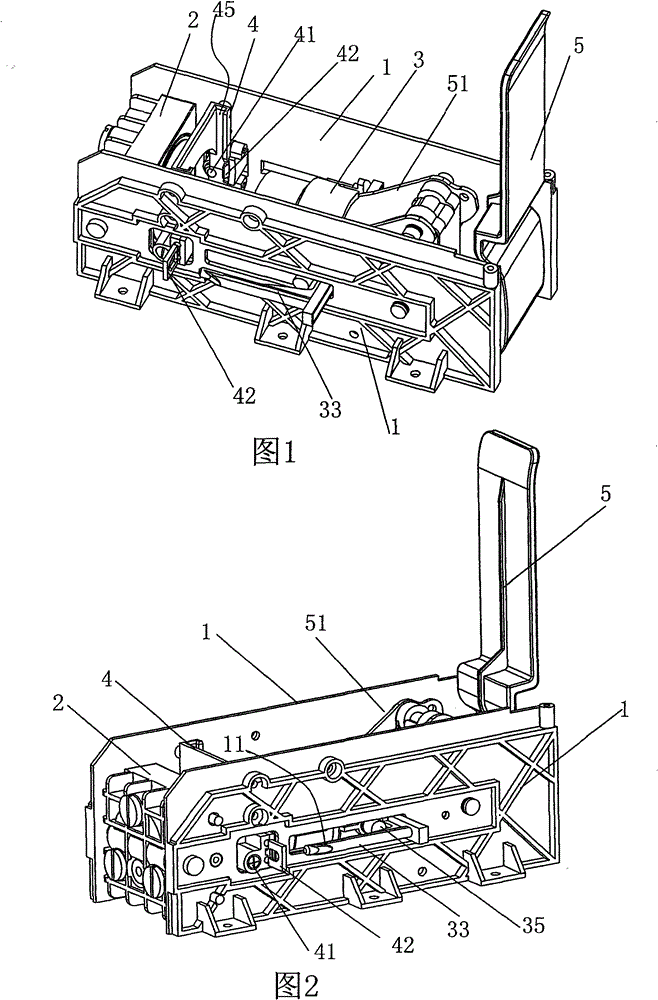 Automatic dropping device of coffee machine